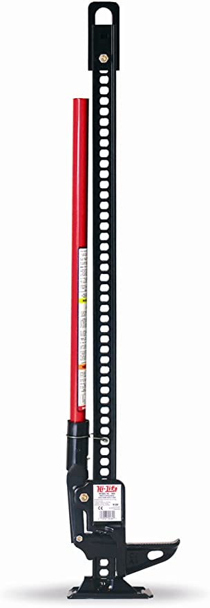 Hi-Lift Jack - Hi Lift Jack Mechanical 4660 Pound Capacity 60 Inch Height Powder Coated Red Cast Iron